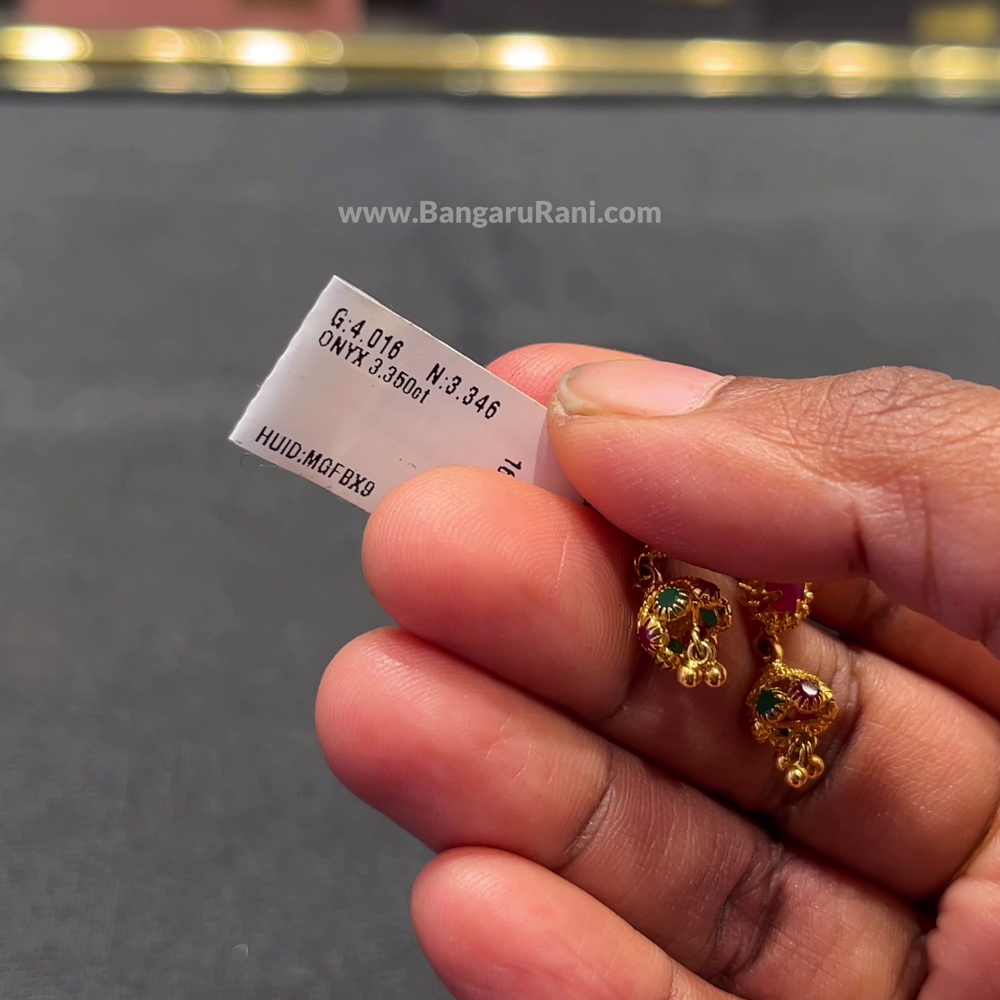 [make to order] 3.346gms EARRINGS 22K