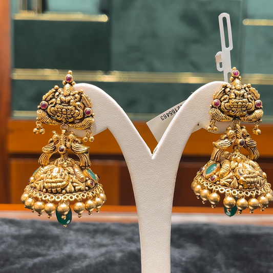 Chennai Shopping Mall 25.98gms EARRINGS 22K Antique