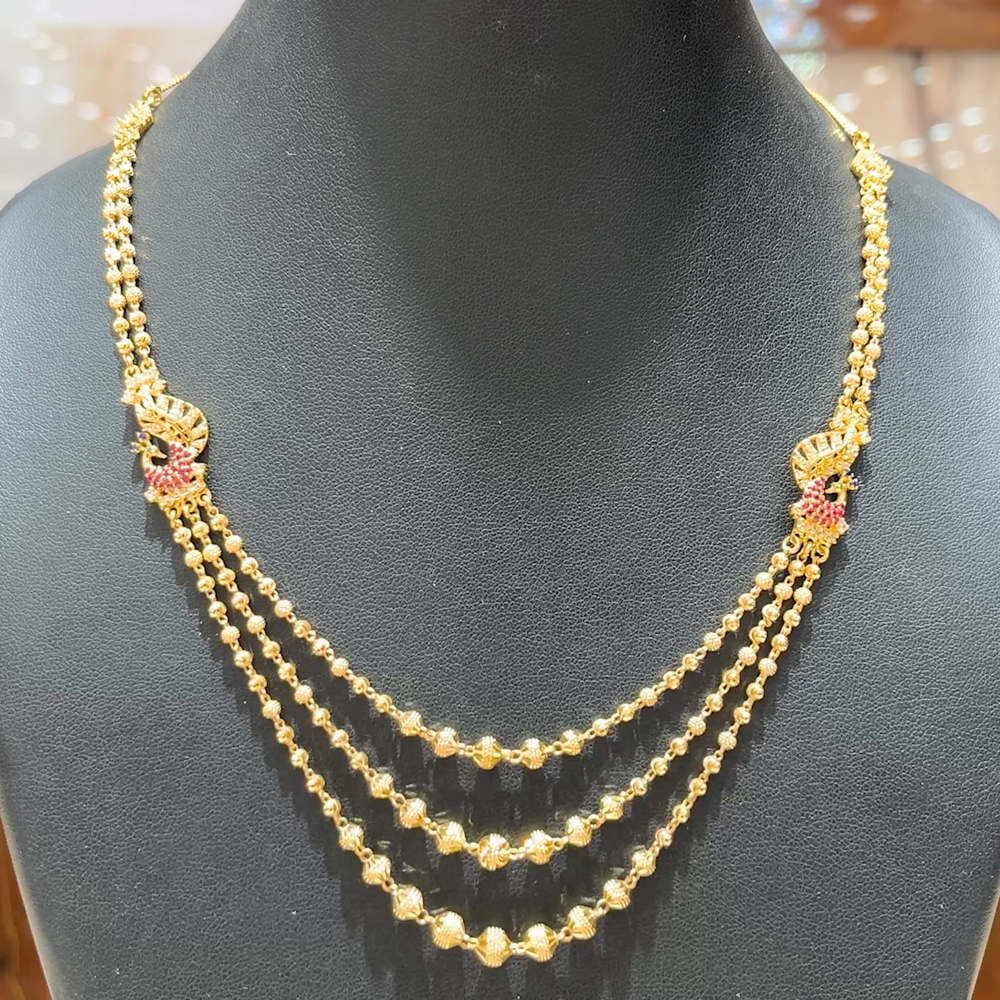 MUKUNDA JEWELLERS 25.11gms CHAINS 22K Yellow Gold