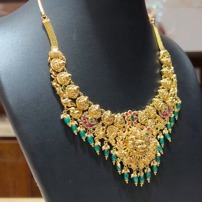 MUKUNDA JEWELLERS 30.793gms NECKLACE 22K Nakshi