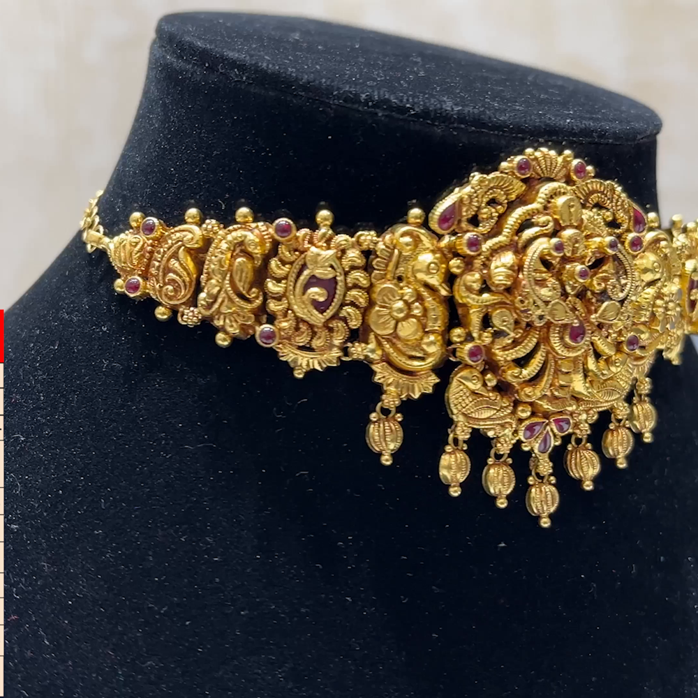 MUKUNDA JEWELLERS 23.217gms CHOKER 22K Yellow Gold