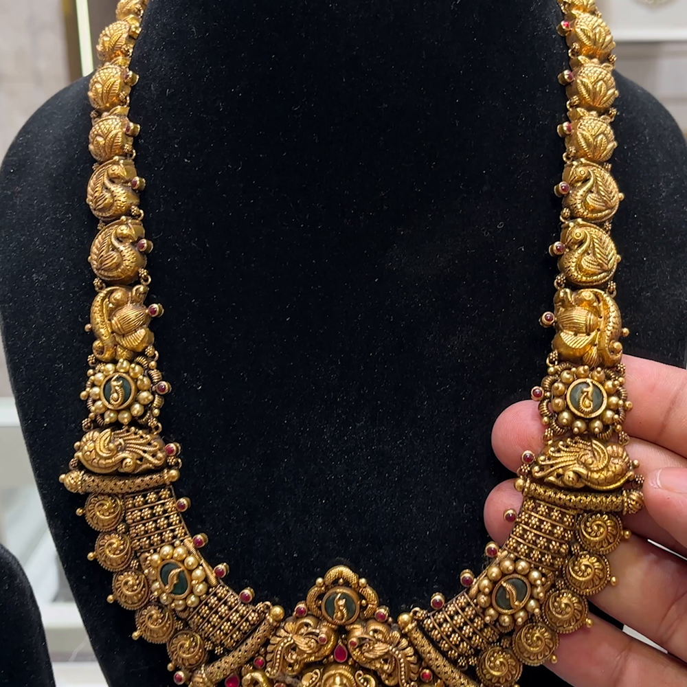 SOUTH INDIA 66.295gms HARAMS 22K Yellow Gold