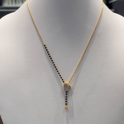 Anu Jewellers 4.73gms SHORT BLACK BEADS 22K Yellow Gold