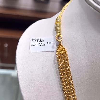 RS BROTHERS 37.422gms NECKLACE 22K Yellow Gold