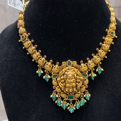 SOUTH INDIA 23.263gms NECKLACE 22K Yellow Gold