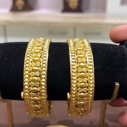 SwarnaKanchi 48.328gms BANGLES 22K Yellow Gold