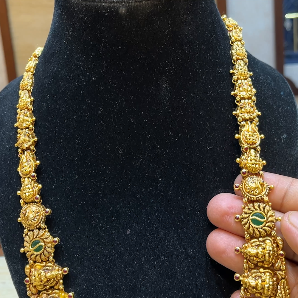 Chennai Shopping Mall 51.1gms HARAMS 22K Yellow Gold