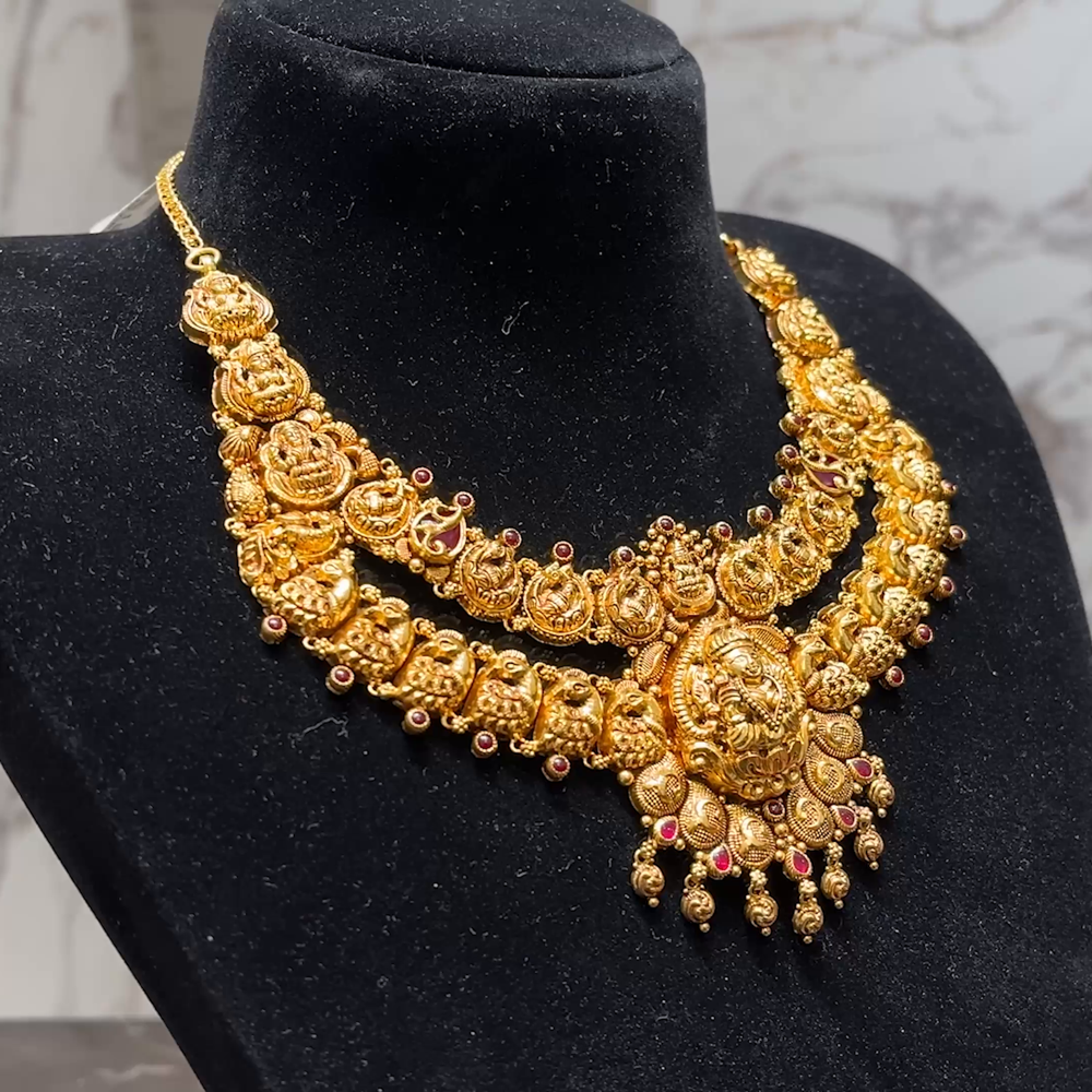 MUKUNDA JEWELLERS 32.464gms NECKLACE 22K Yellow Gold