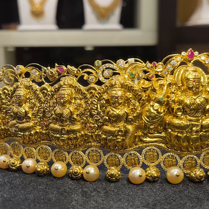 CHANDANA Brothers 118.74gms VADDANAM 22K Yellow Gold