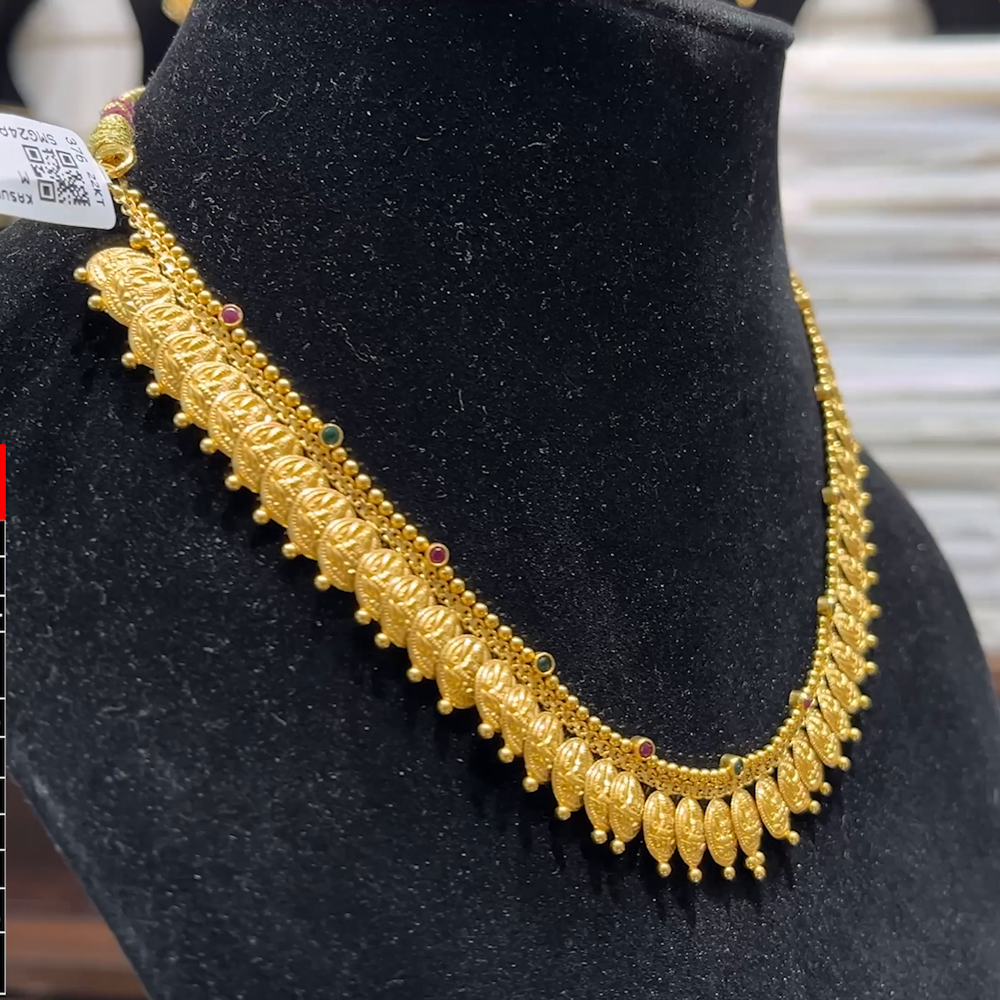 SOUTH INDIA 16.28gms NECKLACE 22K Yellow Gold