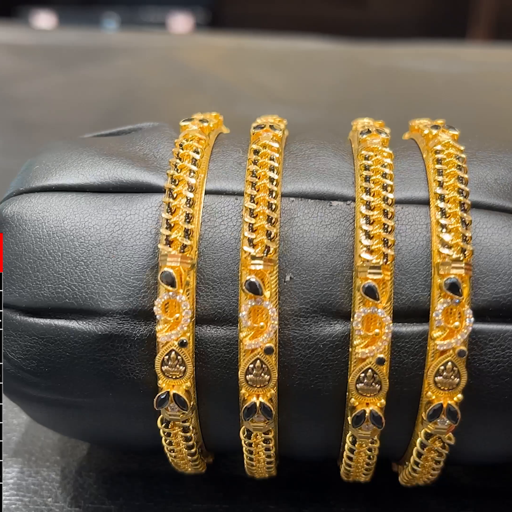 SOUTH INDIA 63.79gms BANGLES 22K Yellow Gold