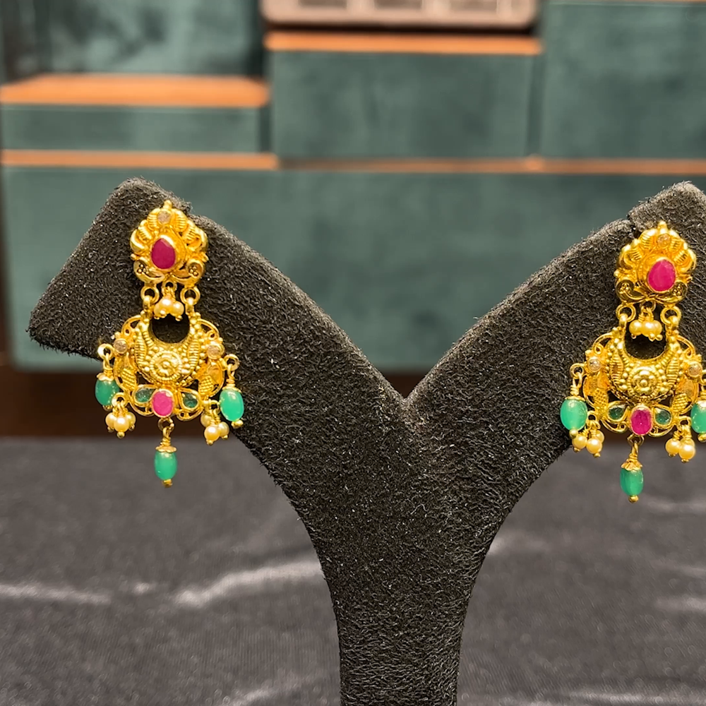 CMR 6.014gms EARRINGS 22K Yellow Gold