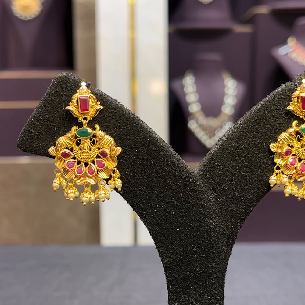 CMR 6.724gms EARRINGS 22K Yellow Gold