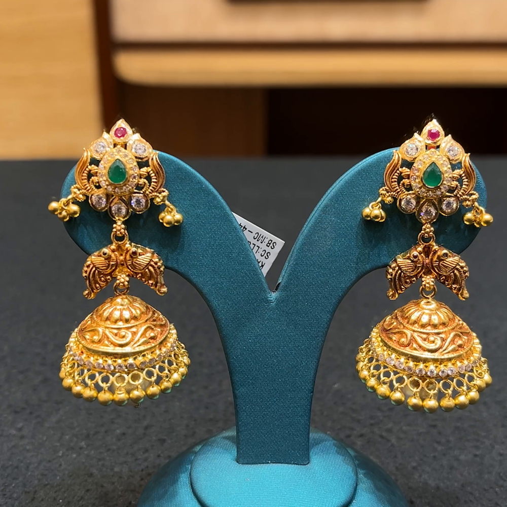 Chennai Shopping Mall 20.075gms EARRINGS 22K Yellow Gold