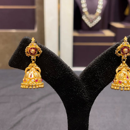 CMR 12.44gms EARRINGS 22K Yellow Gold