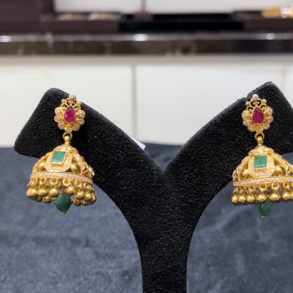 MUKUNDA JEWELLERS 21.97gms EARRINGS 22K Yellow Gold