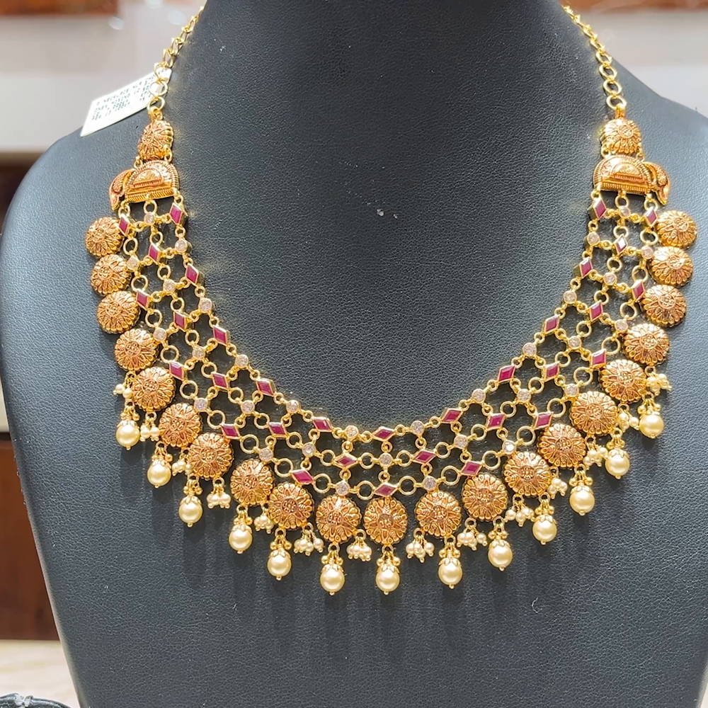 MUKUNDA JEWELLERS 31.952gms NECKLACE 22K Yellow Gold