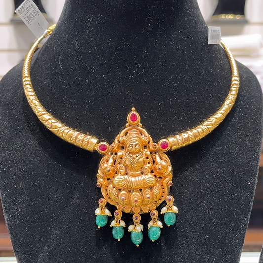 SOUTH INDIA 28.676gms NECKLACE 22K Yellow Gold