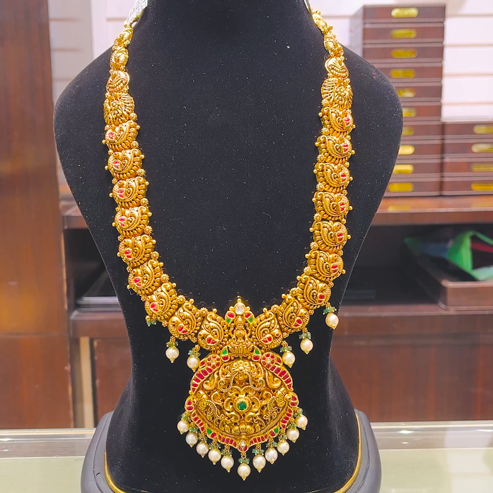 SOUTH INDIA 74.877gms HARAMS 22K Yellow Gold