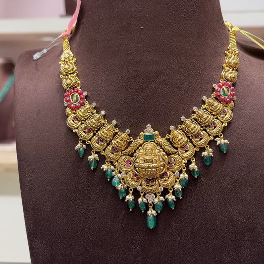 SwarnaKanchi 22.58gms NECKLACE 22K Yellow Gold