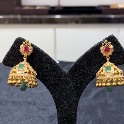 MUKUNDA JEWELLERS 21.97gms EARRINGS 22K Yellow Gold