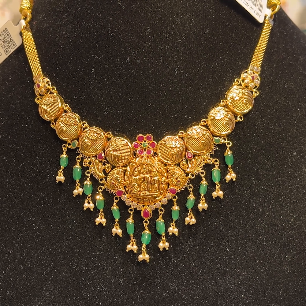 Anu Jewellers 13.159gms NECKLACE 22K Yellow Gold