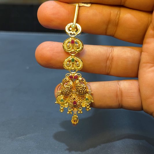 SOUTH INDIA 5.81gms Papitabilla 22K Yellow Gold