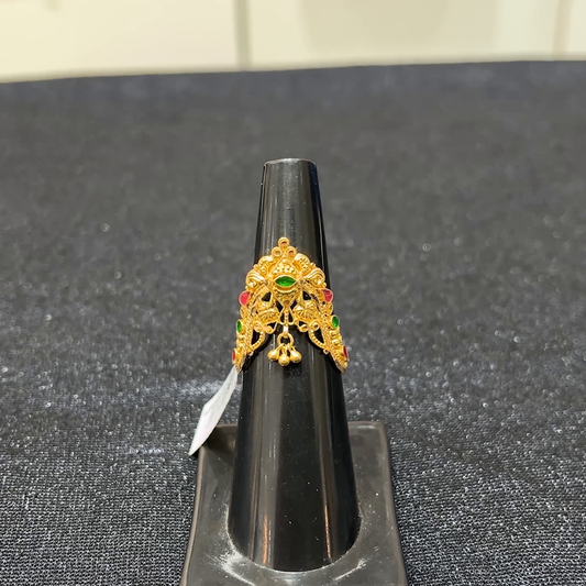 MUKUNDA JEWELLERS 3.81gms Ring 22K Yellow Gold