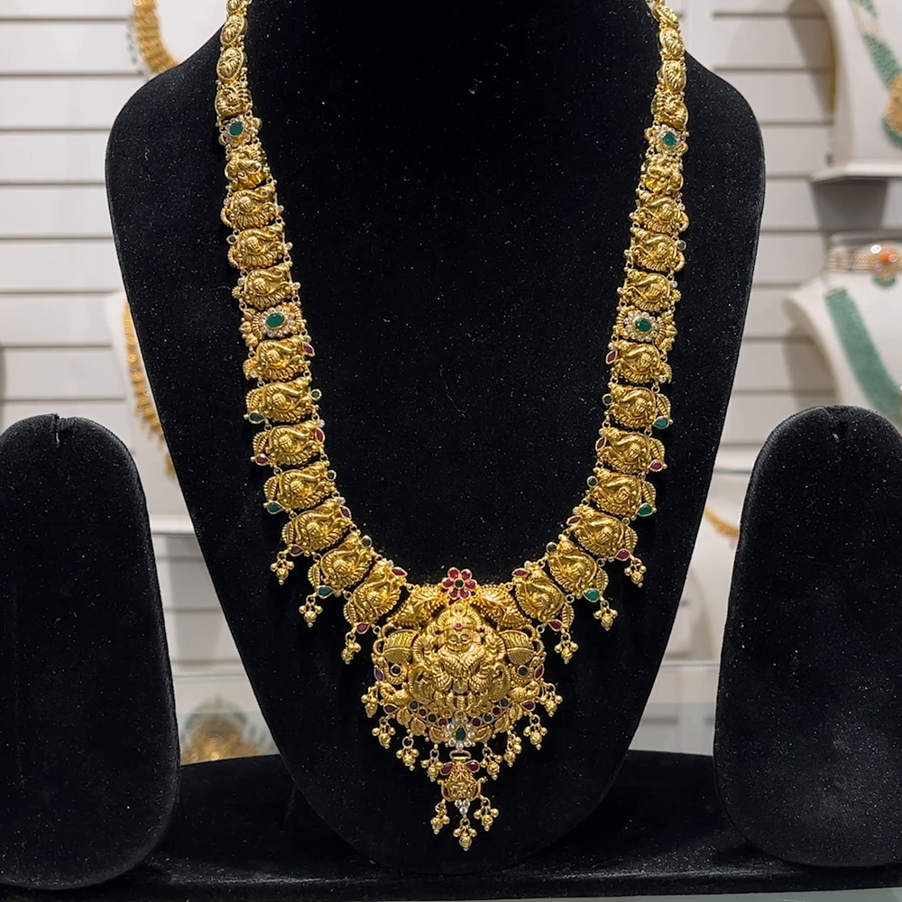 SOUTH INDIA 38.383gms HARAMS 22K Yellow Gold