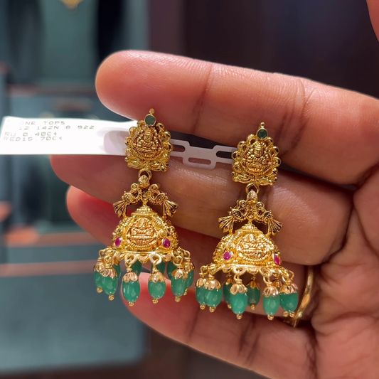 CMR 8.922gms EARRINGS 22K Yellow Gold