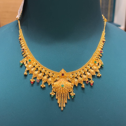 Chennai Shopping Mall 18.75gms NECKLACE 22K Yellow Gold