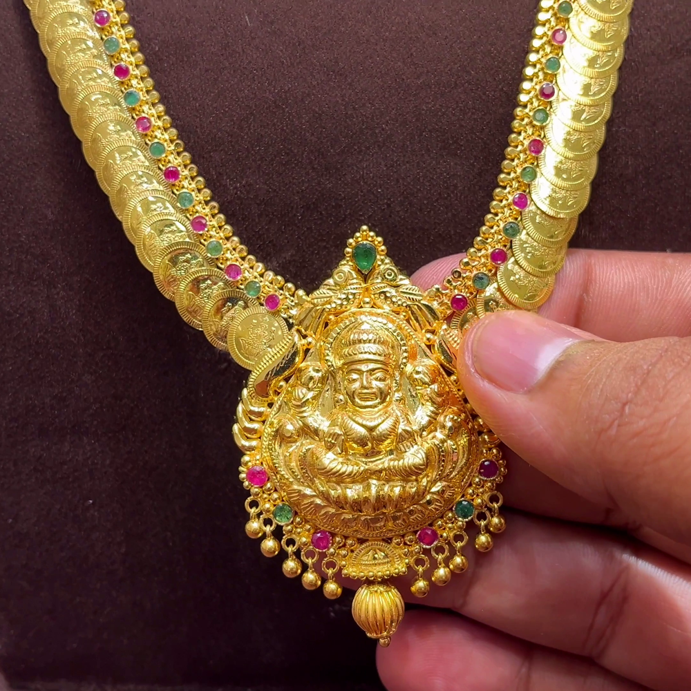 SwarnaKanchi 44.834gms HARAMS 22K Yellow Gold