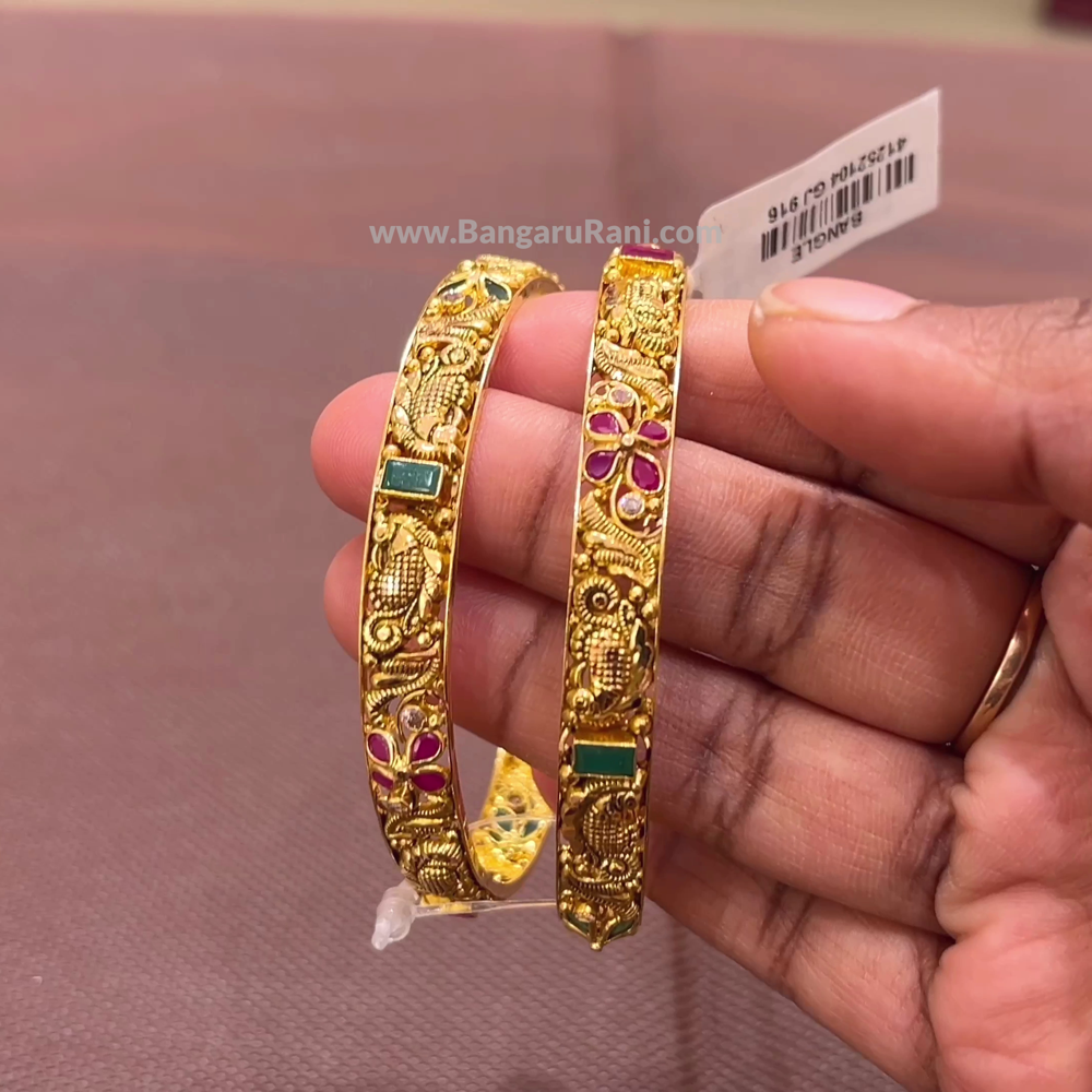 Anu Jewellers 19.83gms BANGLES 22K Yellow Gold