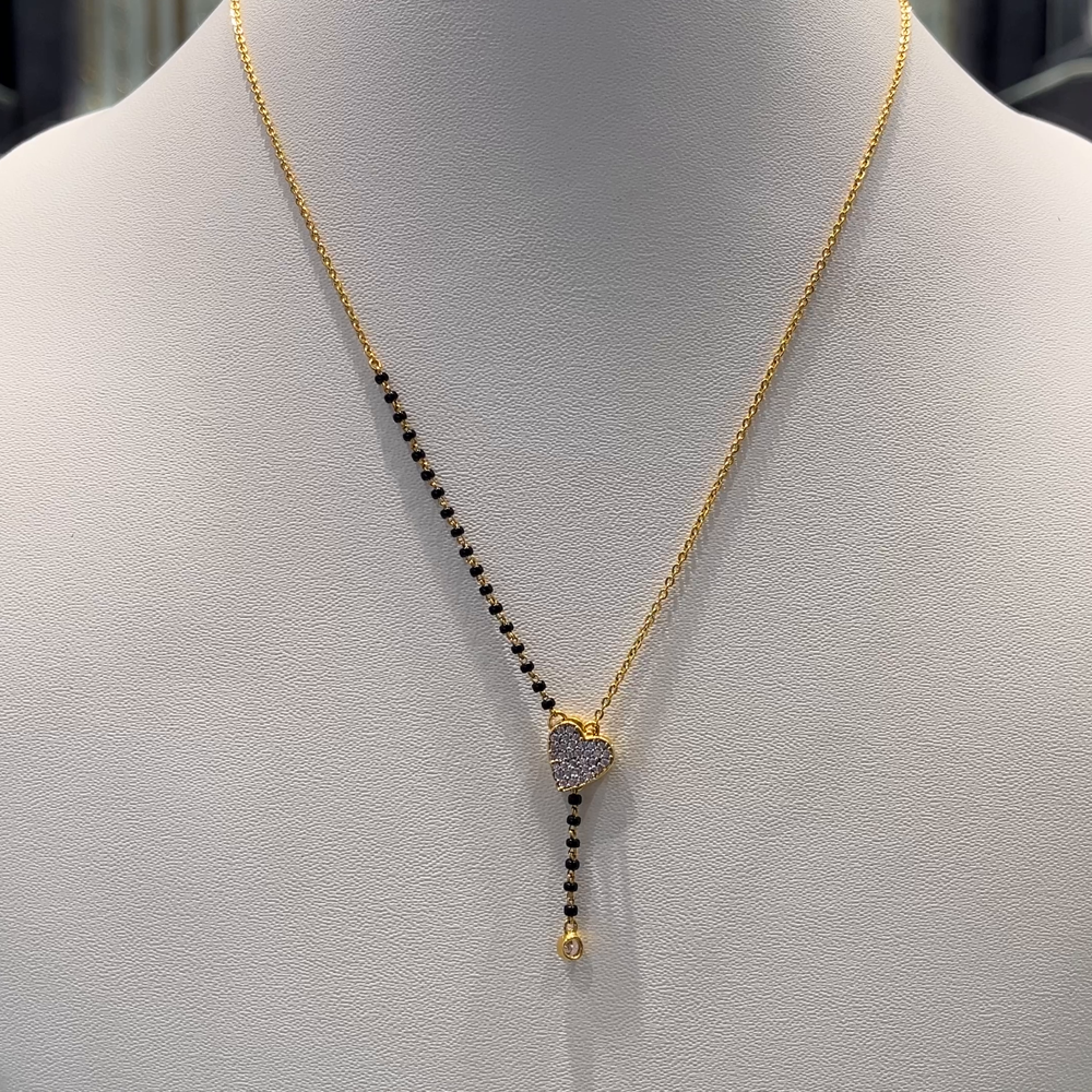 Anu Jewellers 4.73gms SHORT BLACK BEADS 22K Yellow Gold