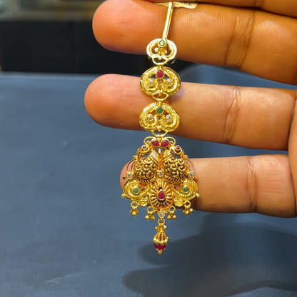 SOUTH INDIA 5.81gms Papitabilla 22K Yellow Gold