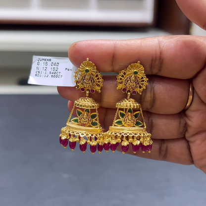 [make to order] 12.152gms EARRINGS 22K