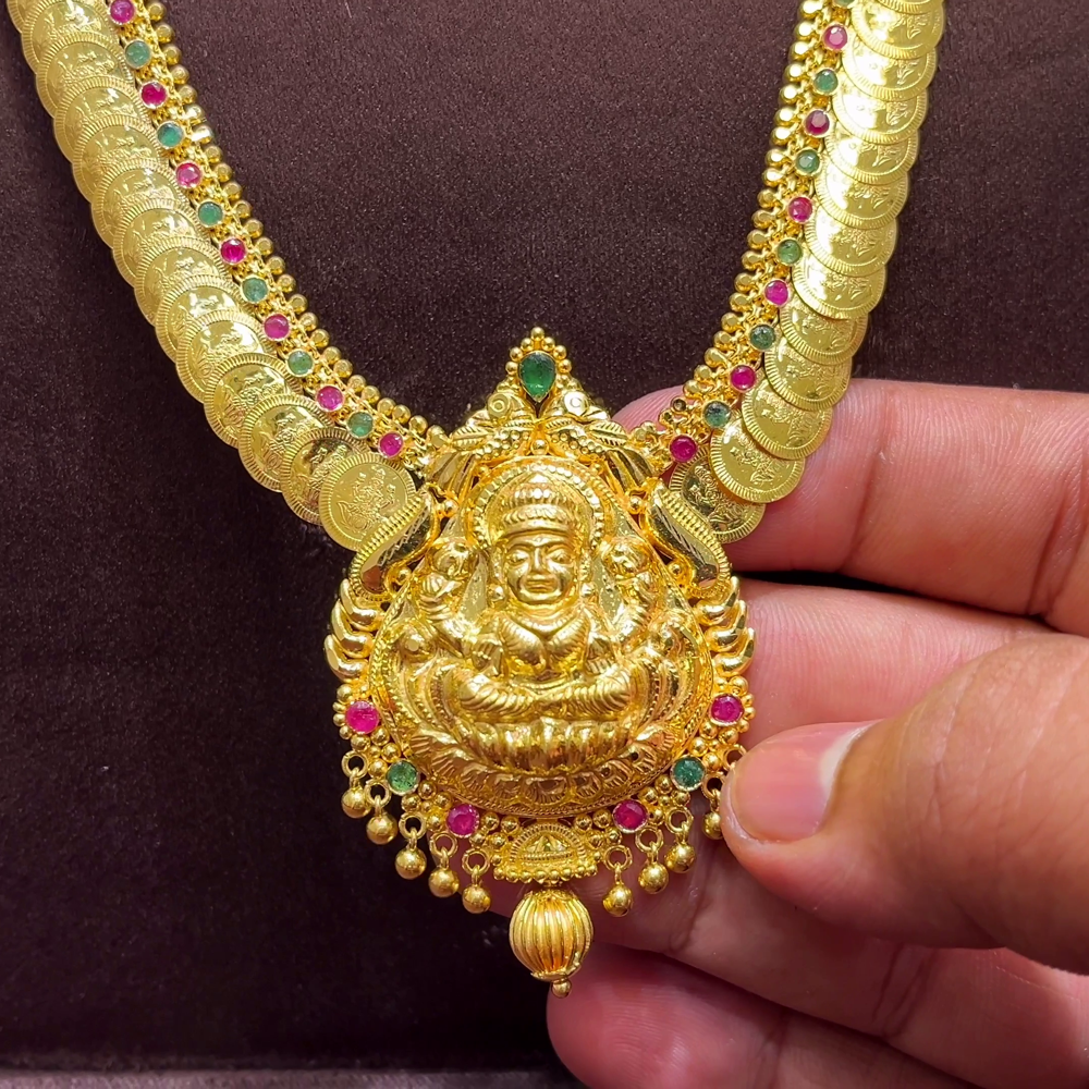 SwarnaKanchi 44.834gms HARAMS 22K Yellow Gold