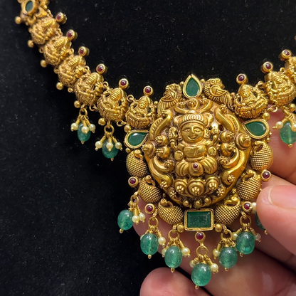 SOUTH INDIA 23.263gms NECKLACE 22K Yellow Gold