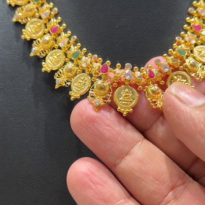 Chennai Shopping Mall 23.71gms NECKLACE 22K Antique