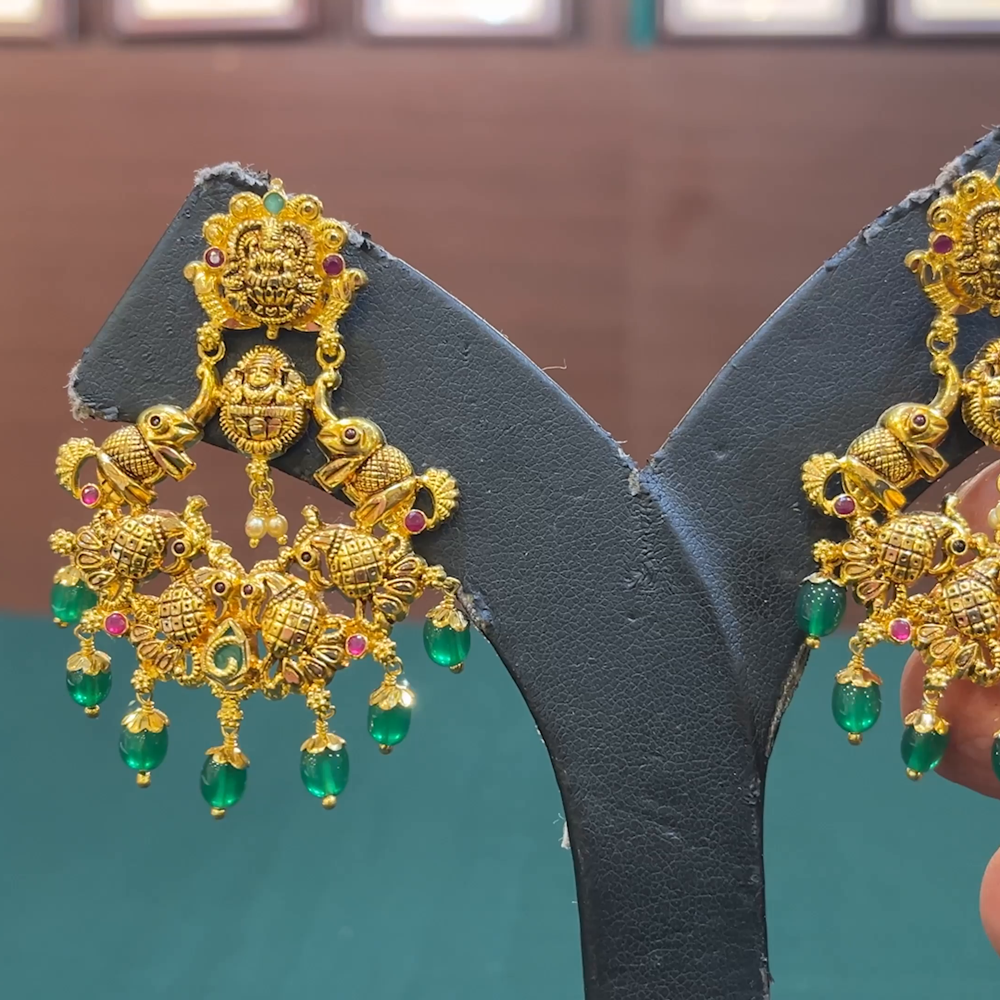 CMR 12.544gms EARRINGS 22K Yellow Gold