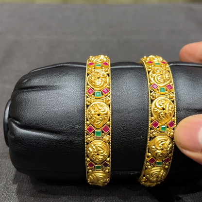 CMR 43.477gms BANGLES 22K Yellow Gold