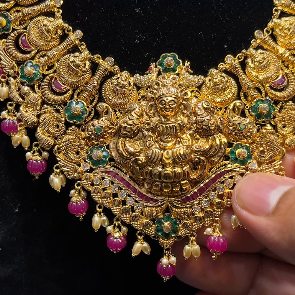 MUKUNDA JEWELLERS 56.715gms HARAMS 22K Yellow Gold