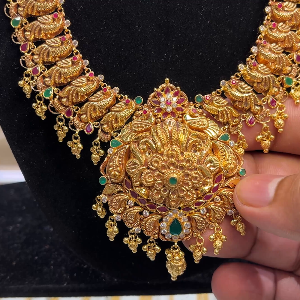 CHANDANA Brothers 43.94gms HARAMS 22K Yellow Gold