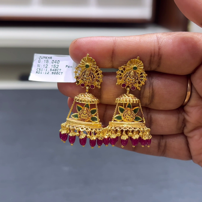 [make to order] 12.152gms EARRINGS 22K