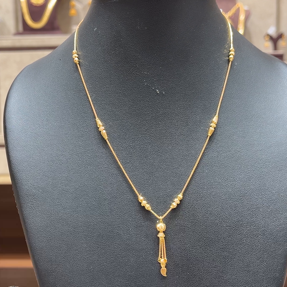 Chennai Shopping Mall 6.121gms CHAINS 22K Yellow Gold