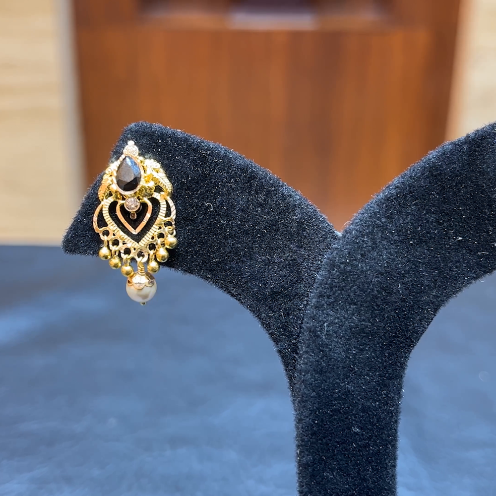 Chennai Shopping Mall 3.58gms EARRINGS 22K Yellow Gold