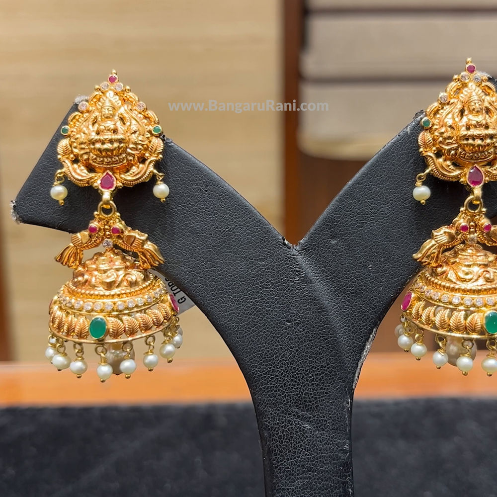 Chennai Shopping Mall 20.88gms EARRINGS 22K Antique