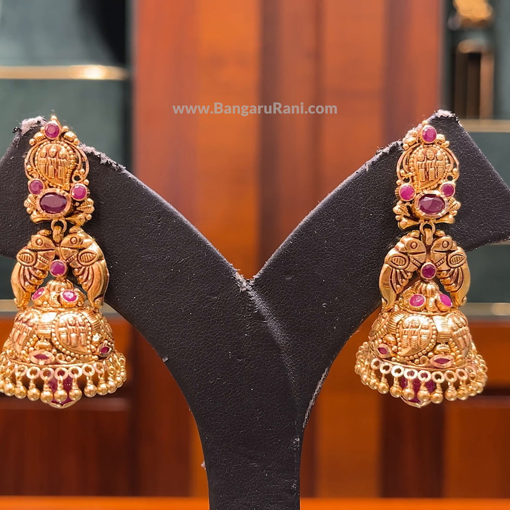 Chennai Shopping Mall 17.0gms EARRINGS 22K Antique