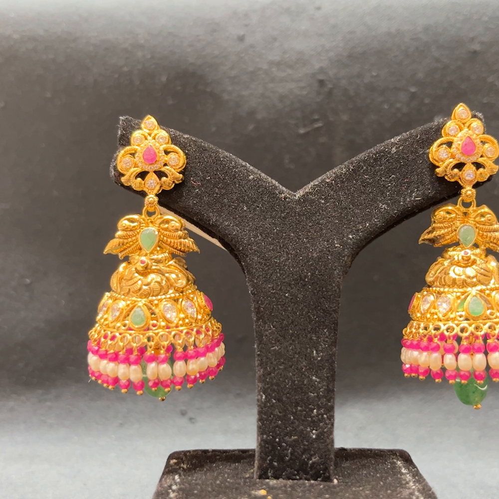 MUKUNDA JEWELLERS 23.03gms EARRINGS 22K Yellow Gold