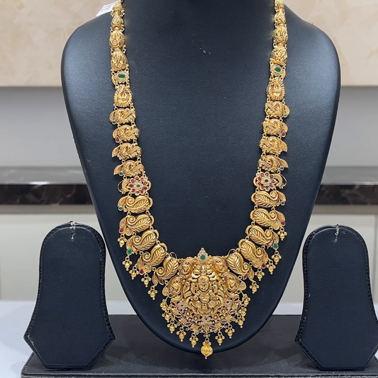 MUKUNDA JEWELLERS 42.67gms HARAMS 22K Antique